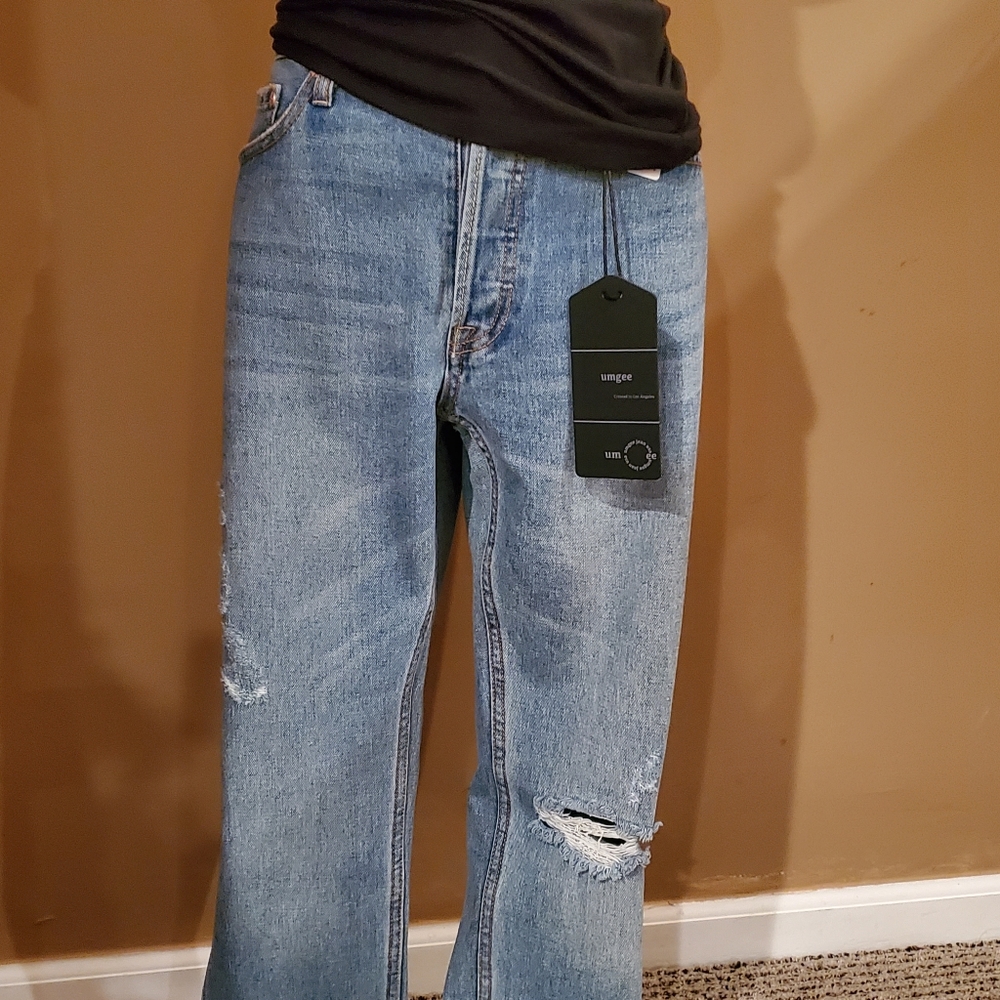 Umgee Distressed light washed jeans